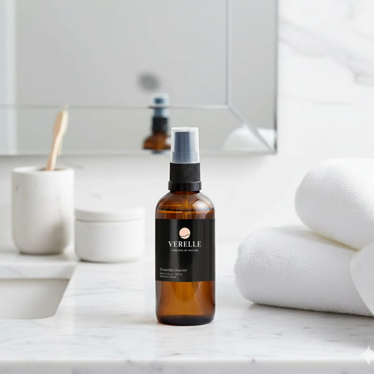💧 Pure Calm, Deep Clean: Essential Cleanser – Herbal &amp; Chamomile Blend